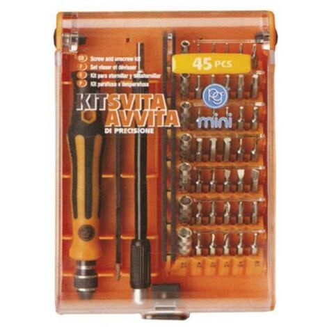 Accesorios para destornillador Kit de 45 piezas M.8775 Pg