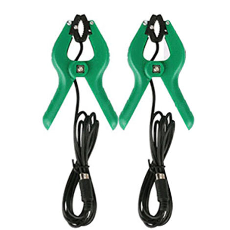 Accesorios para el mantenimiento del aire acondicionado automotriz DY517: manómetro electrónico de presión de refrigerante, abrazadera para sensor, 2 pinzas de temperatura.