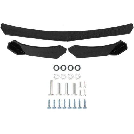 Accesorios para equipos exteriores, 1 par de alerones para parachoques trasero, difusor de parachoques trasero universal para coche, divisor de labios (fibra de carbono), accesorios para coche.