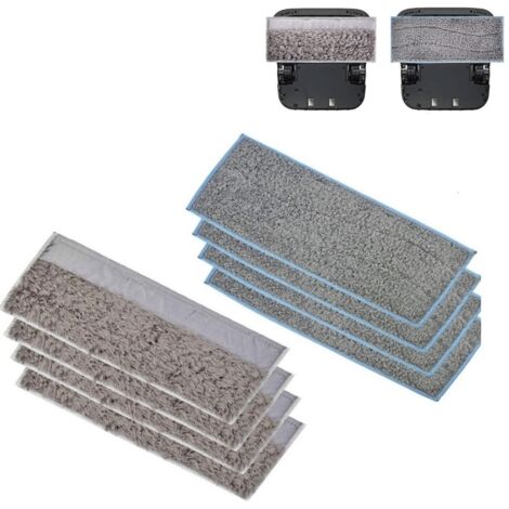 Accesorios para fregonas húmedas y secas para iRobot Braava / Jet / M6, especificaciones: juego de 8 piezas (4 paños secos + 4 paños húmedos)