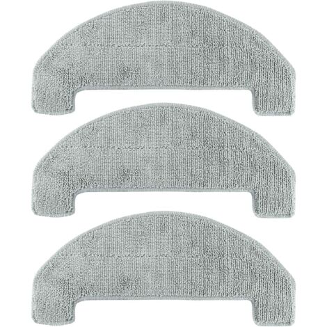 Accesorios para las aspiradoras robot Mova E20 Plus/Proscenic Q8 MAX: cepillo principal, cepillo lateral, filtro y mopa.