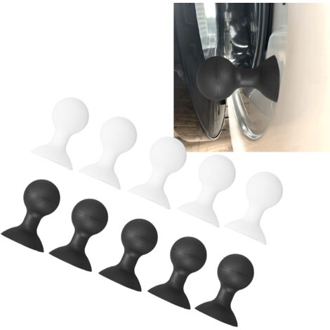 Accesorios para lavadora Tope de puerta universal Tope integrado para lavadora de carga frontal Disco de goma Lavadora plegable grande 10 piezas Blanco Negro Cuña de soporte