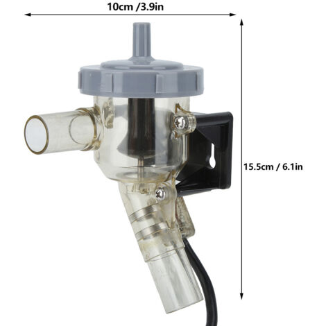 [Accesorios para máquinas de ordeño] Sensor de flujo ACR para máquinas de ordeño automáticas, sistema de extracción automática del contenedor, componentes robustos de metal y plástico, 234 g, 15,5 x 1