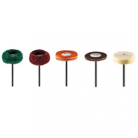 Accesorios para mini amoladoras, cepillos de pulido, fieltros, juego de 12