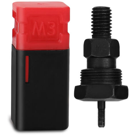 Accesorios para remachadora: mandril roscado, adaptador para herramienta de tuerca de remache, varilla de tracción, cabezales de remache de repuesto