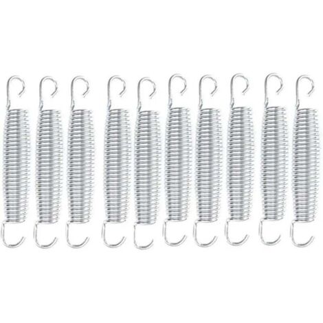 Accesorios para trampolín KZQ, resortes robustos para trampolín de acero galvanizado, juego de repuestos, accesorios, 10 piezas