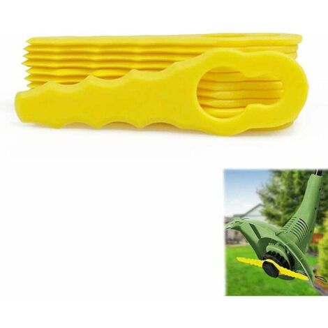 Accesorios ZVD para recortadoras Paquete de 20 cuchillas de repuesto compatibles con recortadoras Ryobi, cabezales de cuchilla dentada doble RAC155 RAC157 RAC158