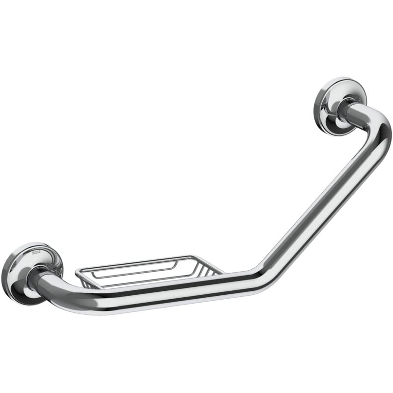 Roca - Poignée de bain coudée 135º avec porte-savon access