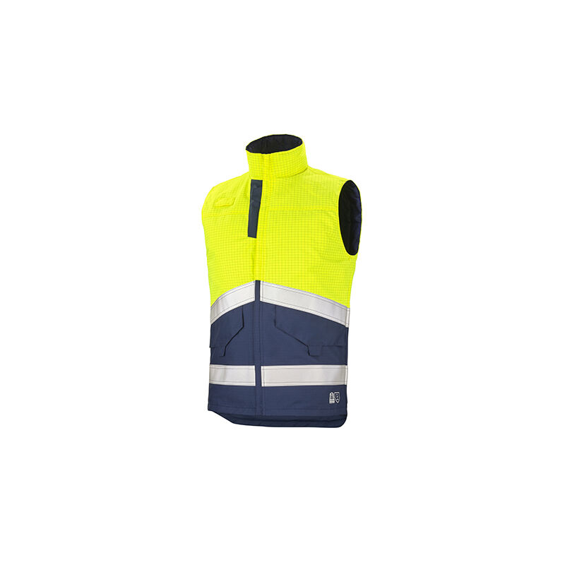 Access hv interior vest fluo yellow / navy l - fluo yellow / navy