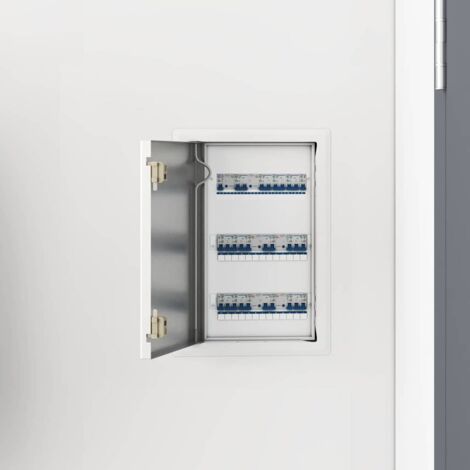 Access Panel Manual White 20 x 30 cm Steel vidaXL