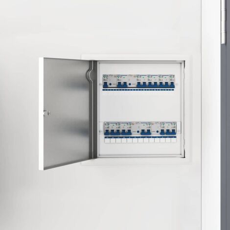 Access Panel White 30 x 30 cm Steel vidaXL