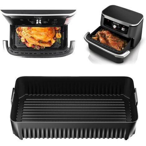Accessoire Air Fryer, Moule Air Fryer pour Ninja Foodi Flex 10,4 L AF500EU, Silicone Air Fryer Accessoires, Moule Silicone Air Fryer pour Accessoires Ninja Foodi Max AF500EU