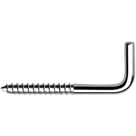 Accessoire alcayatas coudées celo argentée 4 mm 60 mm