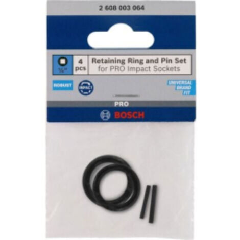 Accessoire Bosch Pro Ensemble Goupille Anneau Clair 15 cm