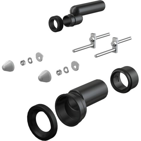Accessoire complet pour WC Alcadrain DN110/110, 25 mm, PE, blanc