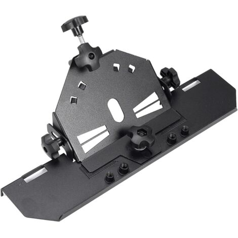 Accessoire de chanfreinage à 45 degrés pour outil de support de meuleuse d'angle, adapté aux meuleuses d'angle de type 115/125 mm,Noir [Classe énergétique A]