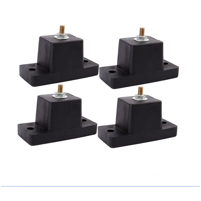 Tonchean - Accessoire de climatiseur mobile,Ensemble de 4 paires de coussins isolants antivibratoires en caoutchouc pour climatiseur support