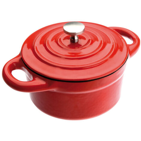 Accessoire de cuisine ibili mini cocotte fonte émaillée 0.3 litre