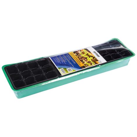 Accessoire de culture stocker seed tray 36 pots transparent durable
