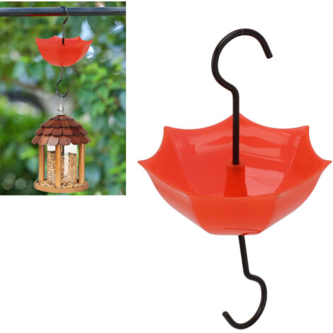 Accessoire de Garde-Mangeoire pour Colibris avec Hooks en Fer - Capacité Large (5oz) Translucente Modèle B