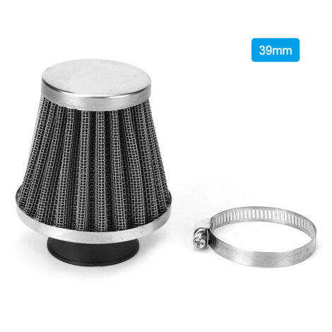 Accessoire de modification de moto de filtre de filtre à air de moteur de tête de champignon39mm / 1.54in