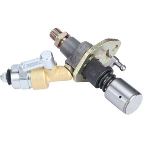 Accessoire de Moteur Diesel, Accessoires de Remplacement de Pompe à Injection fiables, injecteur de Carburant, avec électrovanne en Aluminium de Haute qualité pour l'agriculture(Type A)