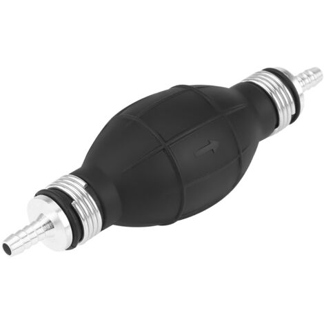 Accessoire de pompe d'amorce manuelle de ligne de ravitaillement sous vide de transfert de carburant en caoutchouc (6 mm)