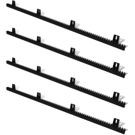 Accessoire de portail - VIDAXL - Crémaillère en nylon - 4 pcs - Capacité 800 kg - Durable