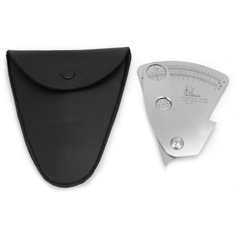 Accessoire de porte coulissante,Outil d'inspection de soudure en forme d'éventail en acier inoxydable