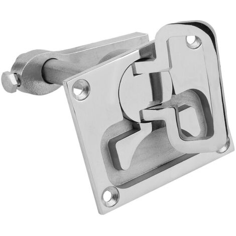 Accessoire de quincaillerie de loquet de trappe de verrouillage de plancher à montage encastré en acier inoxydable pour bateau marin