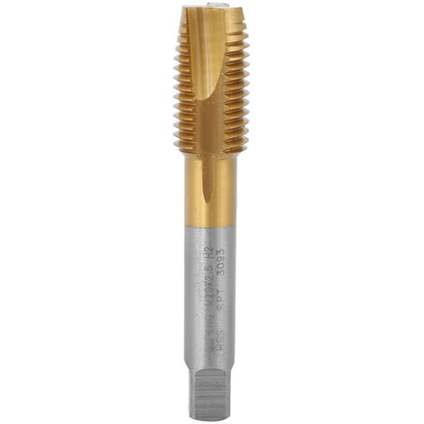 Accessoire de Robinet Spiral en Acier Rapide, Finition Or et Argent, M20 x 2.75mm pour Machines Cobalt