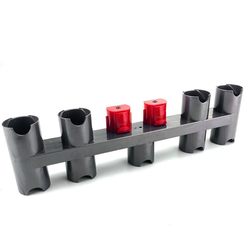 Forehill - Accessoire de support pour Dyson V7 V8 V10 V11, support mural pour aspirateur Dyson avec 9 prises de rangement