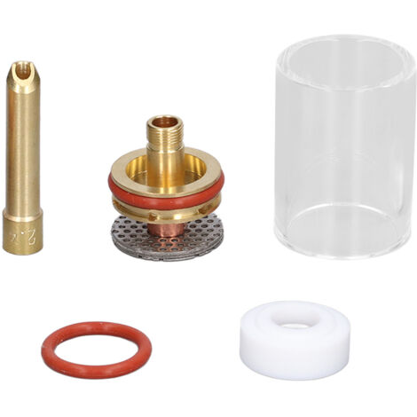 Accessoire de Torche de Soudage TIG, Kit de Pièces avec Buse en Céramique pour 2.4MM WP‑17/18/26