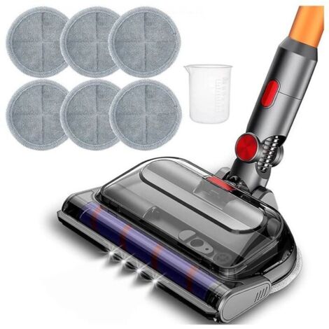 Accessoire de Vadrouille pour Dyson V7 V8 V10 V11 V15Aspirateur Brosse Aspiration et Vadrouille 2en 1Brosse éLectrique, avec