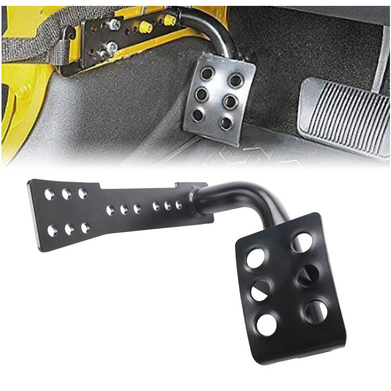 Csparkv - Accessoire de voiture, Qiilu Pédale de voiture, Pédale de Voiture en Métal de Voiture Côté Gauche Repose-Pied Décoration Accessoire pour