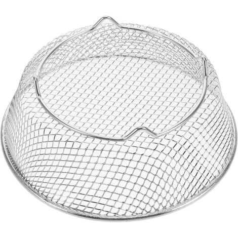 Accessoire Panier Brochette Ronde Acier Inoxydable pour Air Fryer et Four