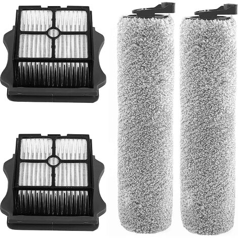 Accessoire pour aspirateur Cisea Lot de 4 accessoires compatibles avec les aspirateurs Tineco Ifloor3 et Floor One S3, 2 filtres Hepa et 2 brosses rotatives.