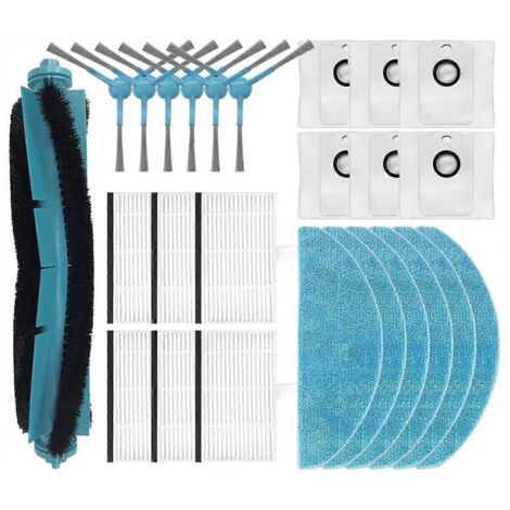 Accessoire pour balai à franges électrique Home X-Treme : filtre et sac à poussière (7490 Immortal / 8290 Immortal Ultra Power).