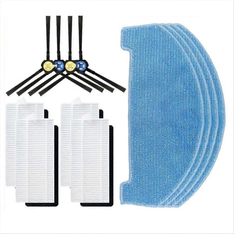 Accessoire pour balai-brosse latéral avec filtre pour ILIFE A20, T20S, V3x, Polaris PVCR 3600, G2 0926W, G2 0726W, G2 1226