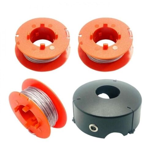 Accessoire pour coupe-bordure , Bobine de fil pour dbroussailleuse Bosch pour dbroussailleuse ART 23 26 30 Commitrim Easytrim 8 m F016800175 (3 bobines + 1 capuchon)
