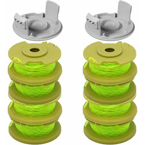 Accessoire pour coupe-bordure　Ligne de bobine de remplacement de coupe-bordure de 11 pieds 0.080 pouces Compatible pour Ryobi O NE Plus AC80RL3 18v 24v 40v coupe-bordures sans fil, pièces de ligne de