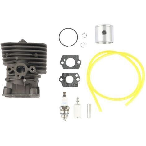 Accessoire pour débroussailleuse Ensemble de piston de cylindre de 35 mm compatible avec les tondeuses Husqvarna 128 125 124l 125r