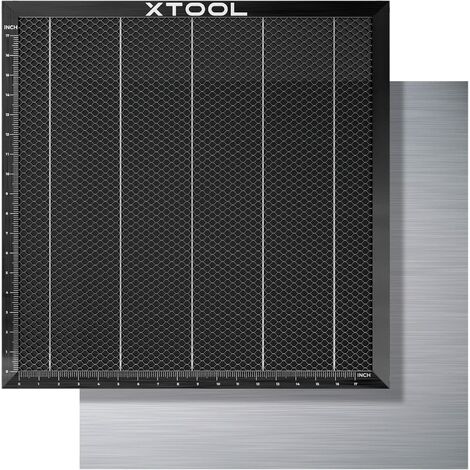 Accessoire pour graveur - xTool Panneau de Travail en Nid D'abeille - Compagnon Idéal du Graveur Laser, Dissipation Rapide de Chaleur et Protection du Bureau, Compatible Avec Tous les Découpeurs Laser, 50 x 50 x 2,2 cm