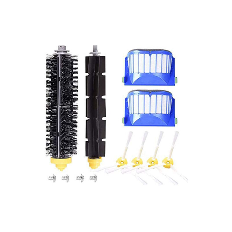 Shining House - Accessoire pour iRobot Roomba 600 610 620 630 645 650 655 660 680 500 Series Modèle 595 Kit de remplacement Réapprovisionnement