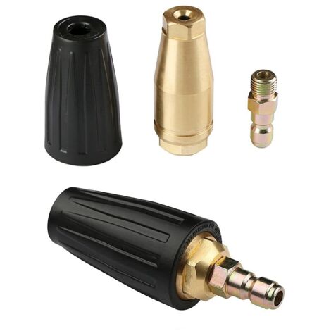 Accessoire pour nettoyeur haute pressi , onBuse turbo rotative 1,8 GPM 3000 PSI 035 pour nettoyeur haute pression,1/4" Quick Connect raccord rapide, buse de nettoyeur haute pression