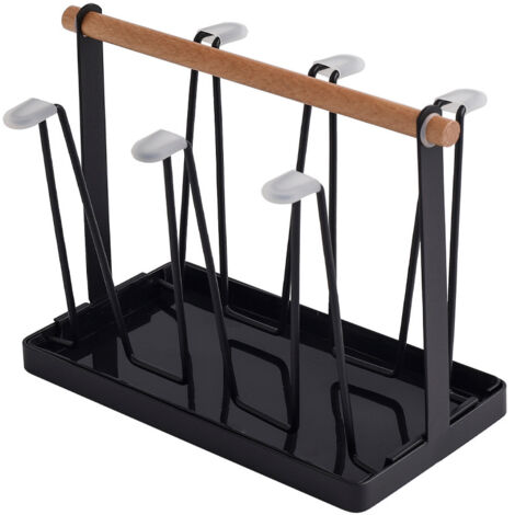 Accessoire pour plan de travail de cuisine Plateau de rangement du verre de vin table de cuisine en fer à repasser