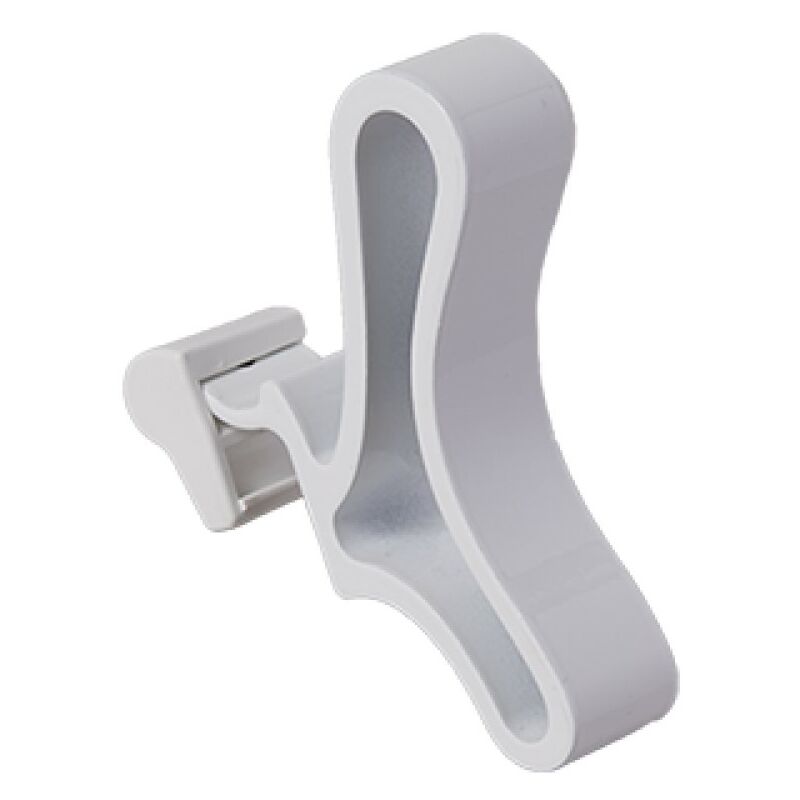 Sauter - Patère courbe pour sèche-serviettes à lames plates - Blanc