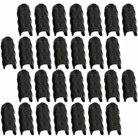 Accessoire pour serre,30pcs 32mm Serre Clips,Pinces à Tuyau pour la Fixation des Housses au Jardin Serres,des Films,des Plantes