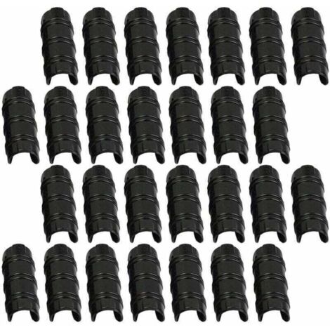 Accessoire pour serre,30pcs 32mm Serre Clips,Pinces à Tuyau pour la Fixation des Housses au Jardin Serres,des Films,des Plantes