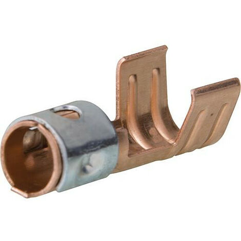 accessoire pour transfo d allumage Fiche de cable d allumage 6,3 mmfemelle embout droit,